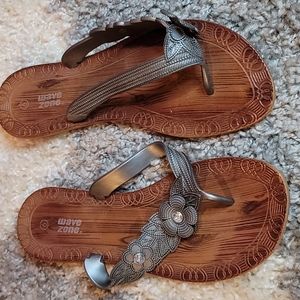 Rubber Flip Flops Size 9